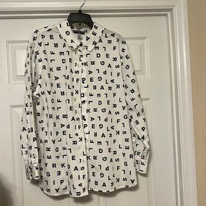 Karl Lagerfeld button up blouse